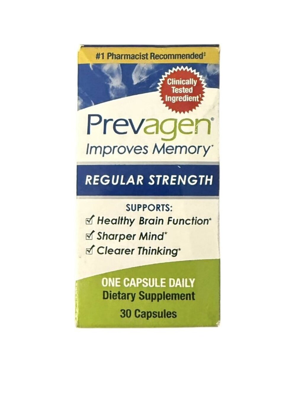 Prevagen Regular Strength 10mg 30 Capsules